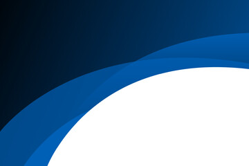 Obraz premium Blue curve modern background with white space for text and message. template design 