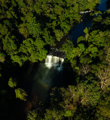 Tad pha suam waterfall, Champasak, southern Laos.