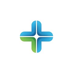 Obraz premium Medical Cross Logo Inspiration