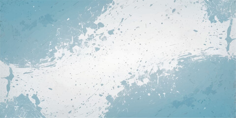 Abstract blue water splash texture on white background for clean nature backdrop