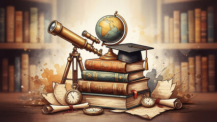 Close up of a red wall calendar displaying january twenty fourth education day 2023