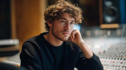 A senior engineer demonstrating deep expertise as they troubleshoot a complex machine, diagnosing the issue with a single listen to its rhythm while digital sensors confirm their intuition.