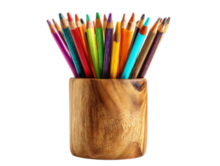Wooden Pen Holder