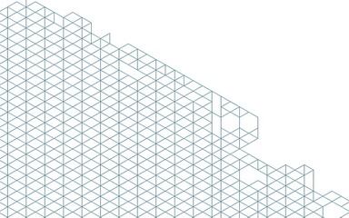 Abstract Geometric Grid Pattern Background with Thin Blue Lines and Modern Blueprint Aesthetic