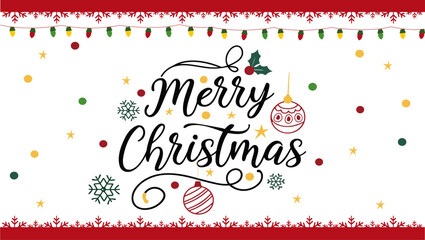 Fototapeta premium Merry Christmas