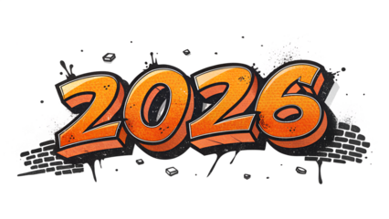A colorful, 3D vector illustration showing an explosion concept for a new year celebration business sale icon or cartoon book cover design