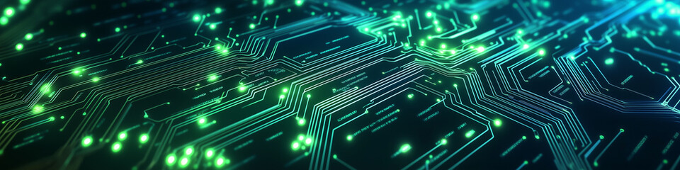 Digital green and blue background