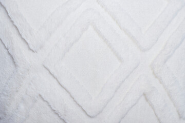 Artificial fur. White artificial fur texture.