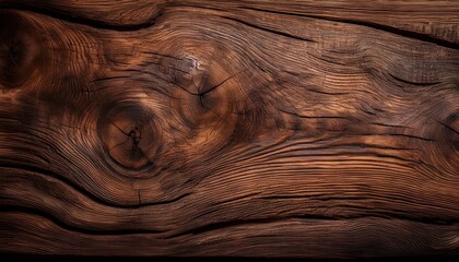 wood texture background rough surface of old knotted table with nature pattern top view of vintage wooden timber with cracks brown rustic wood for backdrop