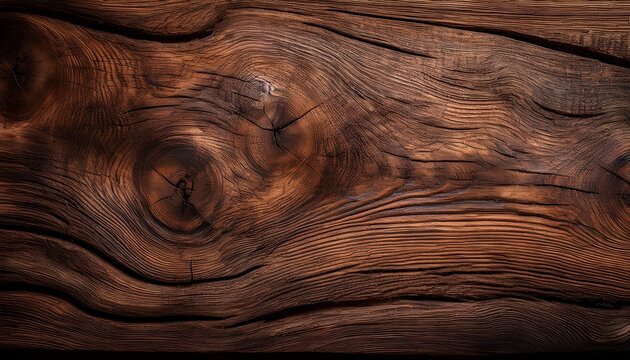 wood texture background rough surface of old knotted table with nature pattern top view of vintage wooden timber with cracks brown rustic wood for backdrop