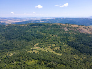 Fototapeta premium Landscape of Rudina mountain, Bulgaria