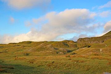Old quarry at Rhiw Wen in the Black mountains in Wales
