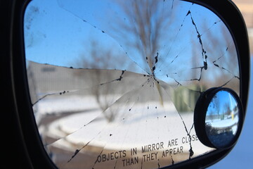 broken car window
