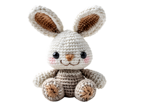 Crochet Stuffed Bunny - Powered by Adobe
