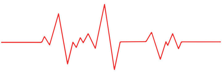 Naklejka premium Continuous thin line sound wave icon. One line art audio symbol, single outline soundwave