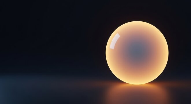 A brilliant, glowing, perfectly smooth orb radiating absolute mastery and flawless control, symbolizing ultimate, unbeatable quality and ideal form, influence, perfect geometry, quality