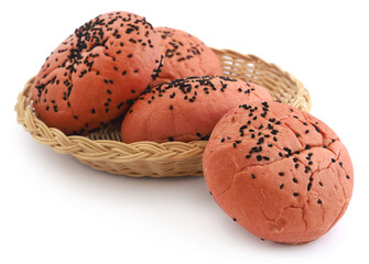 Halloween burger bun