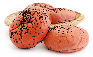 Halloween burger bun