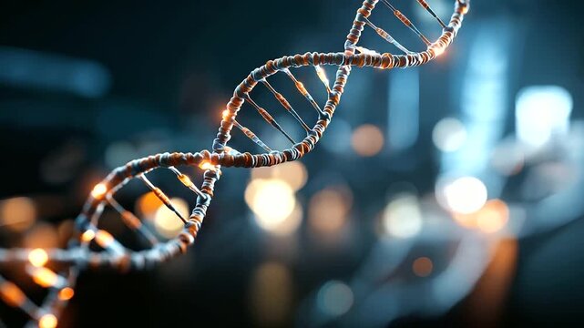 DNA sequencing contribution to oncology visualization faceless genetic composition defocused molecular background identifying cancer driver mutations genetic testing concept