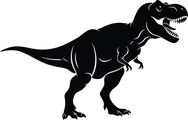 Obraz premium Tyrannosaurus Rex Silhouette Vector