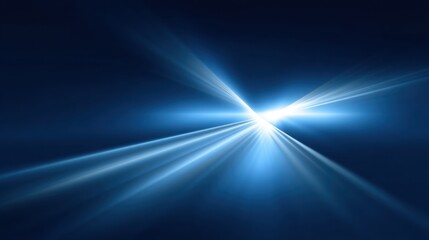 Obraz premium Abstract Blue Light Rays Creating Dynamic and Ethereal Background for Technology and Science Themes in Visual Art and Design Projects
