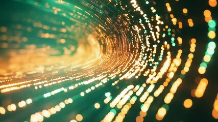 Abstract fiber optic data tunnel technology connection - Powered by Adobe