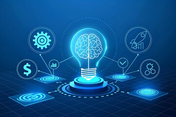 Creative Brain Idea, Innovation, and Business Solution Network