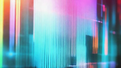 Digital glitch art data flow abstract background - Powered by Adobe