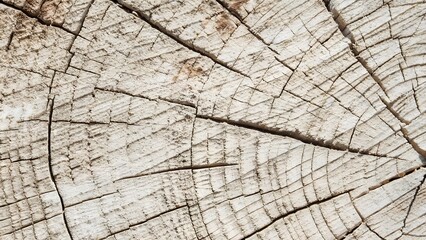 Fototapeta premium Light brown weathered wood grain texture background