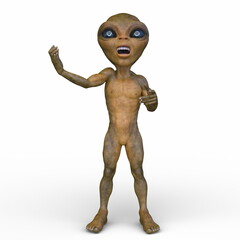 エイリアン　3DCGレンダリング