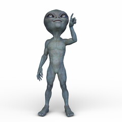 エイリアン　3DCGレンダリング