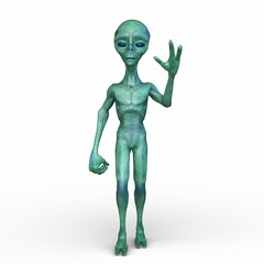 エイリアン　3DCGレンダリング