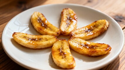 Caramelized Banana Slices 