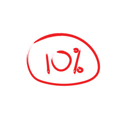 Set of clean and modern discount vector labels from 5% to 70%. Perfect for sale banners, promo designs, product marketing, retail advertising, price tags, and special offer layouts