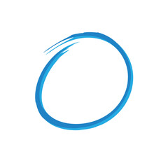Hand-drawn brush circle animation/vector with organic stroke and transparent background. Perfect for highlighting text, dates, notes, UI elements, and creative design projects.
