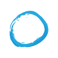 Hand-drawn brush circle animation/vector with organic stroke and transparent background. Perfect for highlighting text, dates, notes, UI elements, and creative design projects.