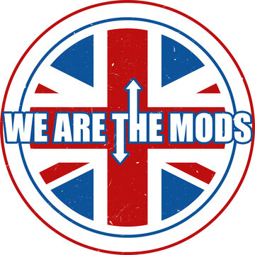 We Are the Mods - Union Jack. Introducing - We Are The Mods &ndash; a brilliant flashback to the nostalgic mid-century British mod culture. 