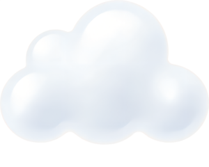 cute cloud cartoon 3d