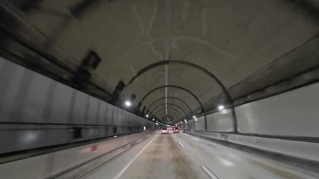 名古屋高速　高速2号東山線　トンネル