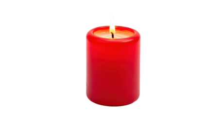 Relaxing candle light meditation home image tranquil close-up serenity and calm atmosphere. Isolated on transparent background, png.