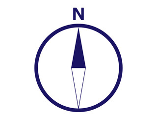 方位磁石マーク（方位記号）