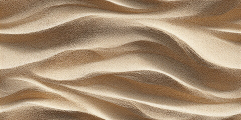 Seamless sandy pattern with soft curves and textures in warm colors