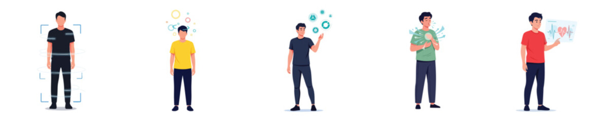 Health Technology Future AI Digital Medical Innovation Modern Diagnostic Concept Illustration