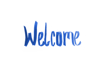 Welcome, png, cut-out, silo