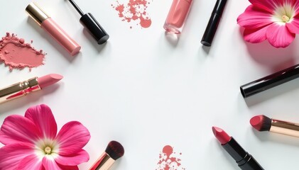 Pure white surface ideal for showcasing cosmetics, minimal, advertising, jar