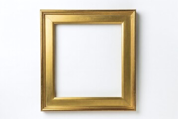 Elegant Gold Ornate Frame Mockup for Art and Interior Design &ndash; Perfect for Wall Decor and Home Decor in Classic and Modern Styles