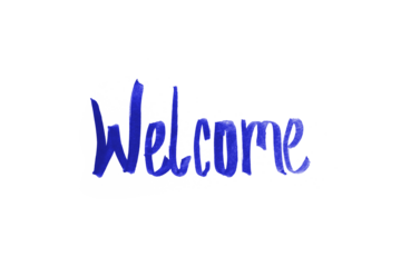 Welcome, png, cut-out, silo