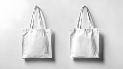 Two Blank Tote Bags