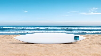 Blank Surfboard Mockup