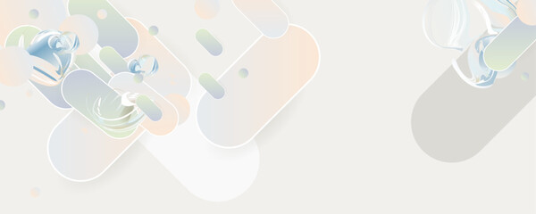 Elegant natural pastel muted pale calm tones card template background dancing cloud new trendy harmonious color 2026. Romantic white abstraction background